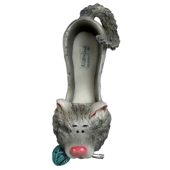 Willow Hall Shoo Shoo Figurine – “Meow Meow” Cat High Heel – Design No. 16 - Picture 6 of 8